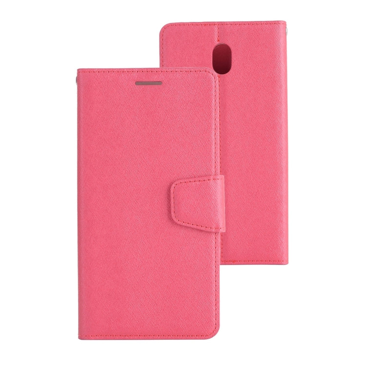For Galaxy J5 (2017) (EU Version) Silk Texture Horizontal Flip Leather Case with Holder & Card Slots & Wallet & Photo Frame