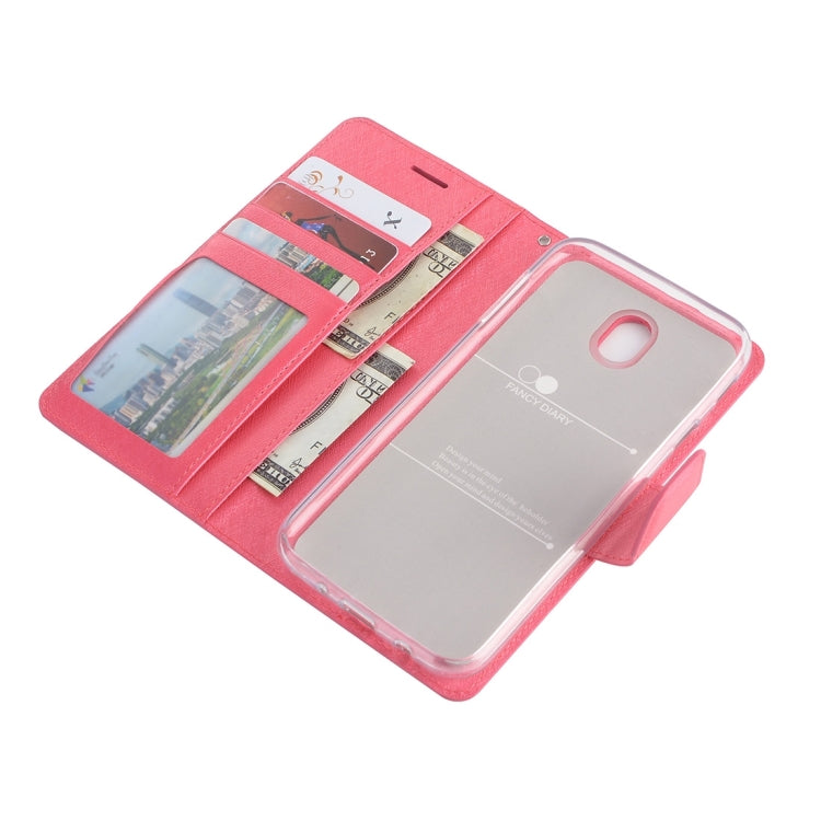 For Galaxy J5 (2017) (EU Version) Silk Texture Horizontal Flip Leather Case with Holder & Card Slots & Wallet & Photo Frame