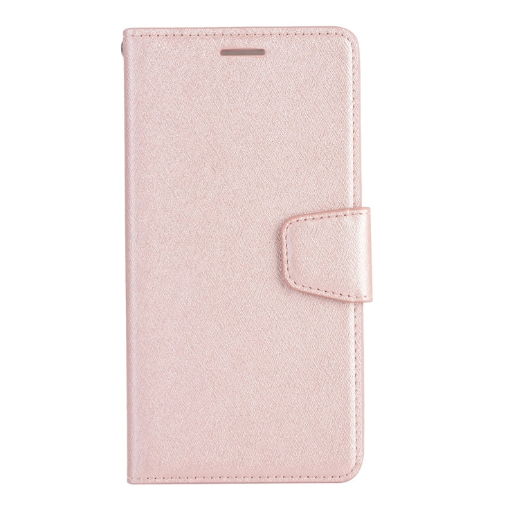 For Galaxy J7 (2017) (EU Version) Silk Texture Horizontal Flip Leather Case with Holder & Card Slots & Wallet & Photo Frame