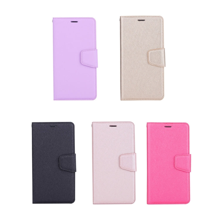 For Galaxy J7 (2017) (EU Version) Silk Texture Horizontal Flip Leather Case with Holder & Card Slots & Wallet & Photo Frame