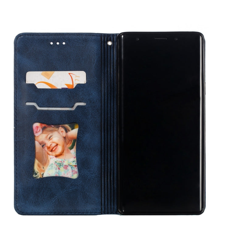 Calf Texture Zipper Magnetic Horizontal Flip Leather Case for Galaxy Note9, with Wallet & Holder & Card Slots