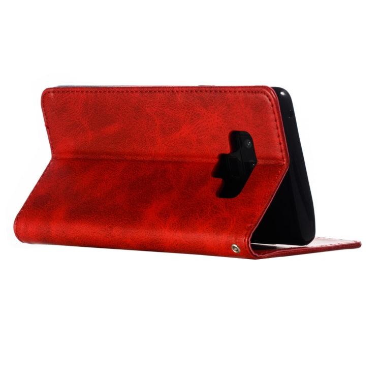 Calf Texture Zipper Magnetic Horizontal Flip Leather Case for Galaxy Note9, with Wallet & Holder & Card Slots