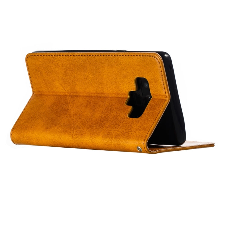 Calf Texture Zipper Magnetic Horizontal Flip Leather Case for Galaxy Note9, with Wallet & Holder & Card Slots