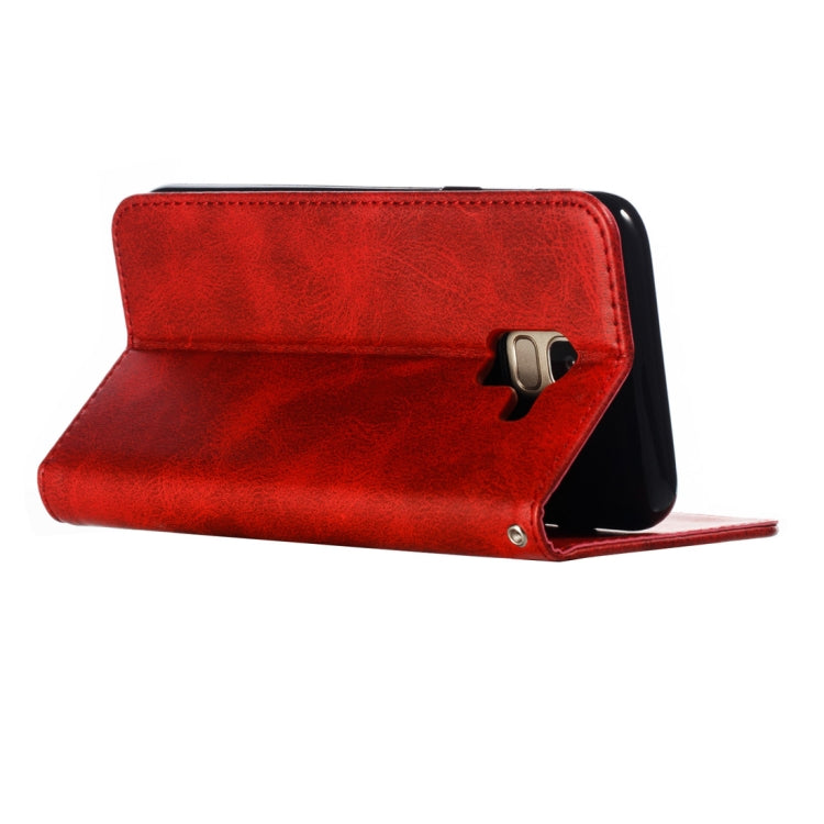 Calf Texture Zipper Magnetic Horizontal Flip Leather Case for Galaxy J6 (2018), with Wallet & Holder & Card Slots