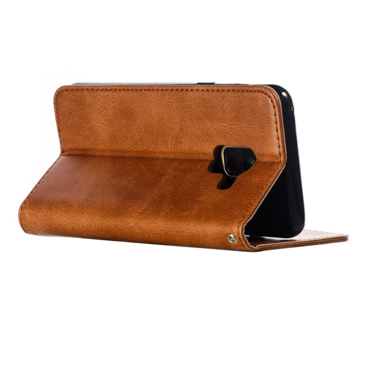 Calf Texture Zipper Magnetic Horizontal Flip Leather Case for Galaxy A8 (2018), with Wallet & Holder & Card Slots