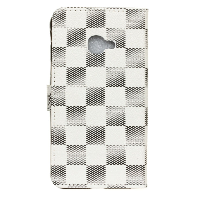 For Galaxy Xcover 4 / G390F Lattice Texture Horizontal Flip Leather Case with Holder & Card Slots & Wallet