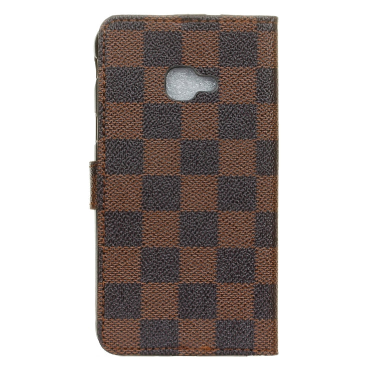 For Galaxy Xcover 4 / G390F Lattice Texture Horizontal Flip Leather Case with Holder & Card Slots & Wallet