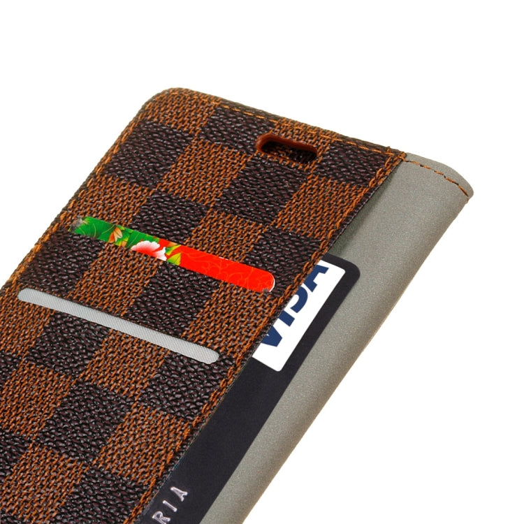 For Galaxy Xcover 4 / G390F Lattice Texture Horizontal Flip Leather Case with Holder & Card Slots & Wallet
