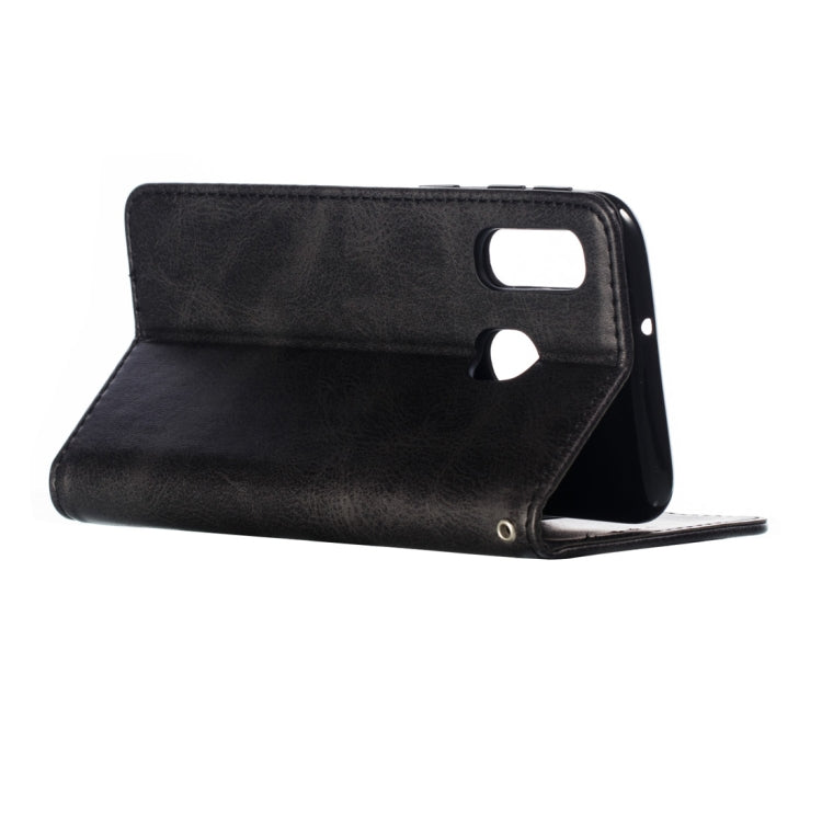Calf Texture Zipper Magnetic Horizontal Flip Leather Case for Galaxy A40, with Wallet & Holder & Card Slots