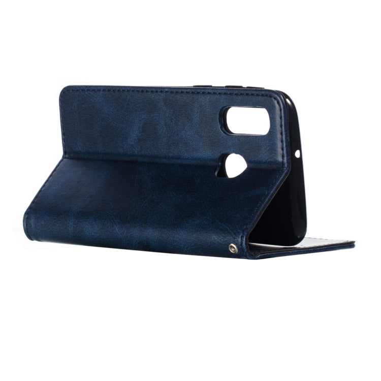 Calf Texture Zipper Magnetic Horizontal Flip Leather Case for Galaxy A40, with Wallet & Holder & Card Slots