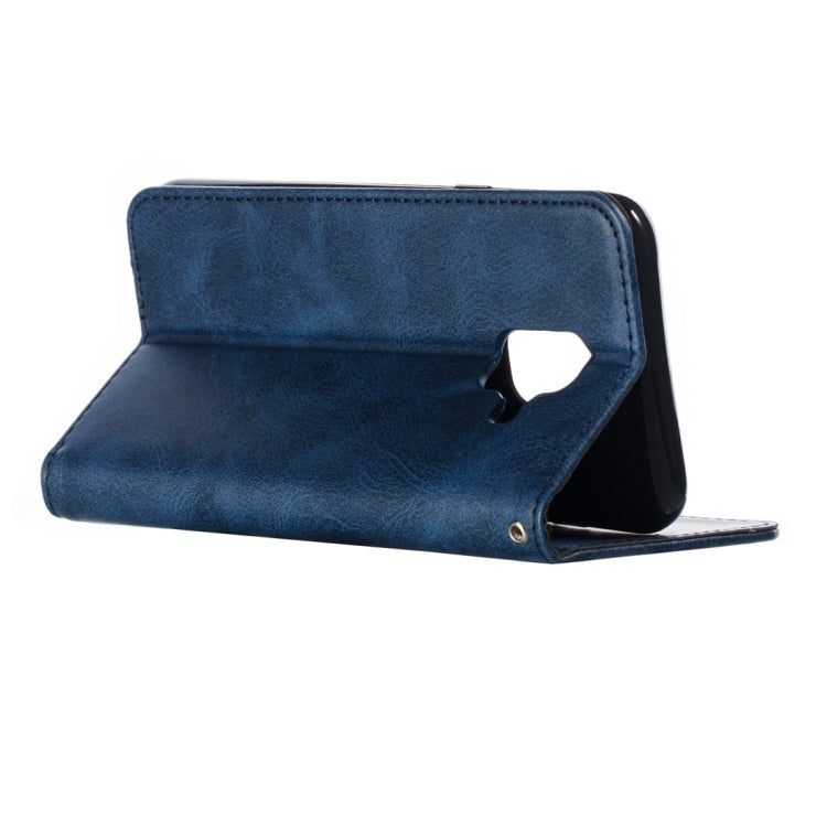 Calf Texture Zipper Magnetic Horizontal Flip Leather Case for Galaxy A6 (2018), with Wallet & Holder & Card Slots