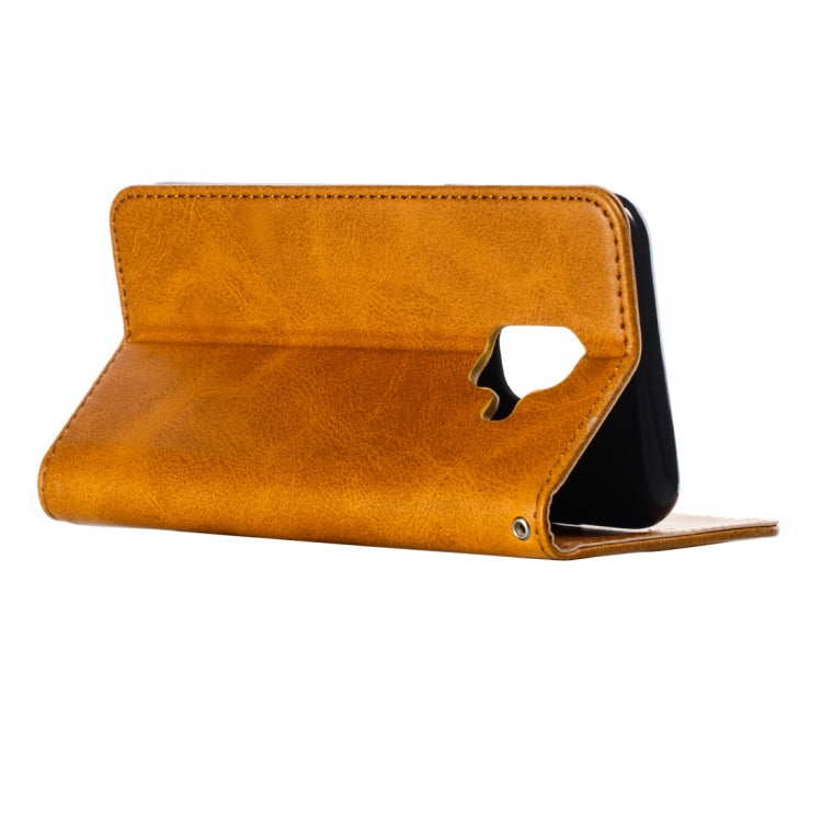Calf Texture Zipper Magnetic Horizontal Flip Leather Case for Galaxy A6 (2018), with Wallet & Holder & Card Slots