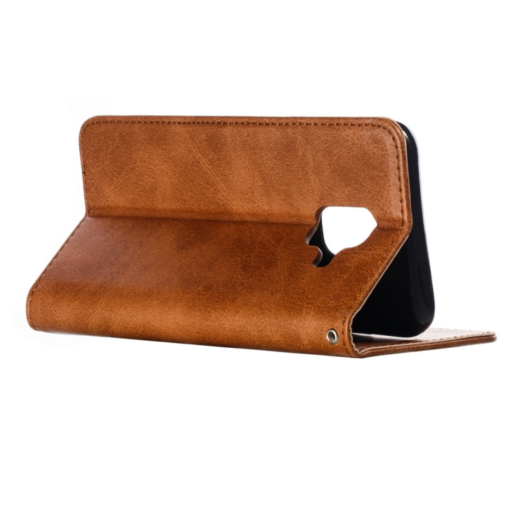 Calf Texture Zipper Magnetic Horizontal Flip Leather Case for Galaxy A6 (2018), with Wallet & Holder & Card Slots