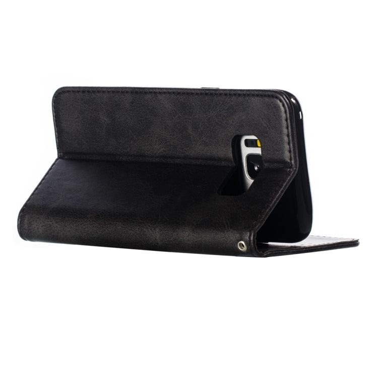 Calf Texture Zipper Magnetic Horizontal Flip Leather Case for Galaxy S8, with Wallet & Holder & Card Slots