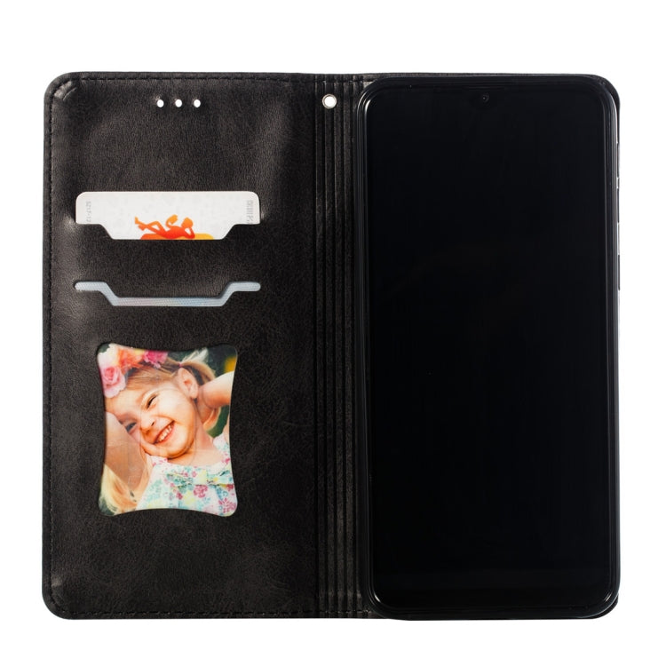 Calf Texture Zipper Magnetic Horizontal Flip Leather Case for Galaxy M20, with Wallet & Holder & Card Slots