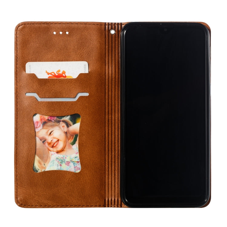 Calf Texture Zipper Magnetic Horizontal Flip Leather Case for Galaxy M20, with Wallet & Holder & Card Slots