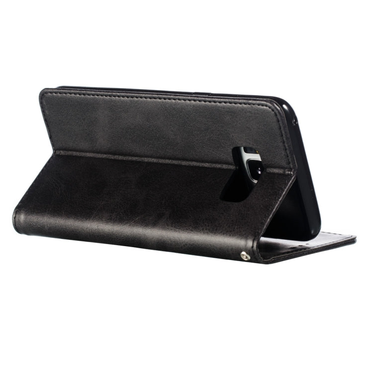 Calf Texture Zipper Magnetic Horizontal Flip Leather Case for Galaxy S8+, with Wallet & Holder & Card Slots