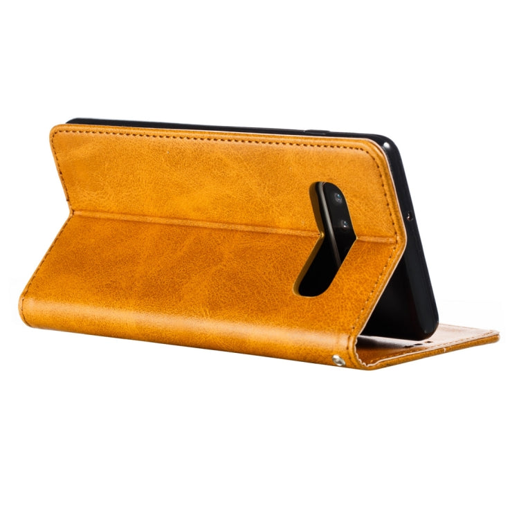 Calf Texture Zipper Magnetic Horizontal Flip Leather Case for Galaxy S10+, with Wallet & Holder & Card Slots