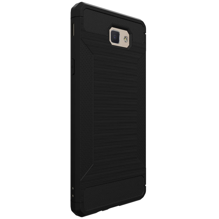 For Galaxy J5 Prime Brushed Texture TPU Anti-slip Soft Protective Case