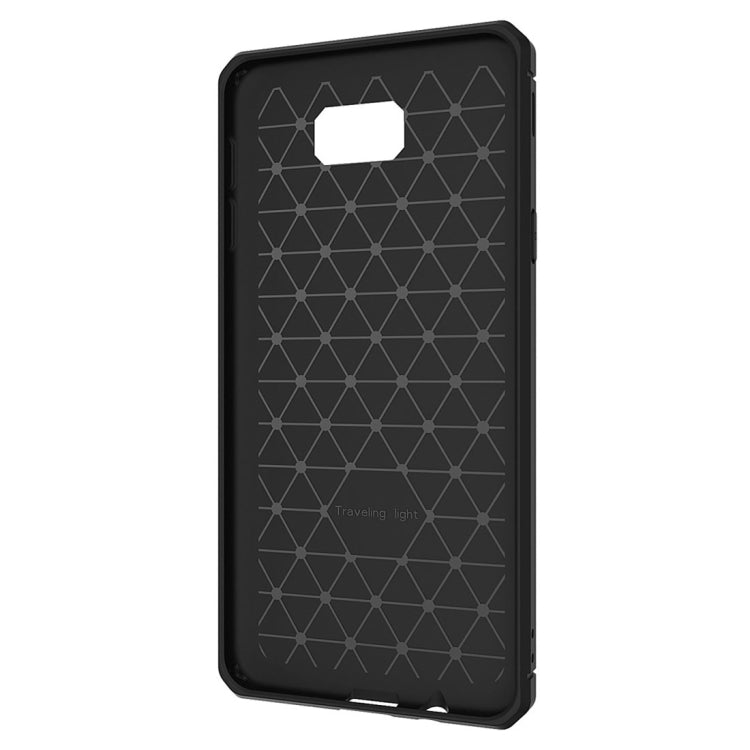 For Galaxy J5 Prime Brushed Texture TPU Anti-slip Soft Protective Case