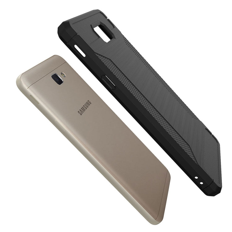 For Galaxy J5 Prime Brushed Texture TPU Anti-slip Soft Protective Case
