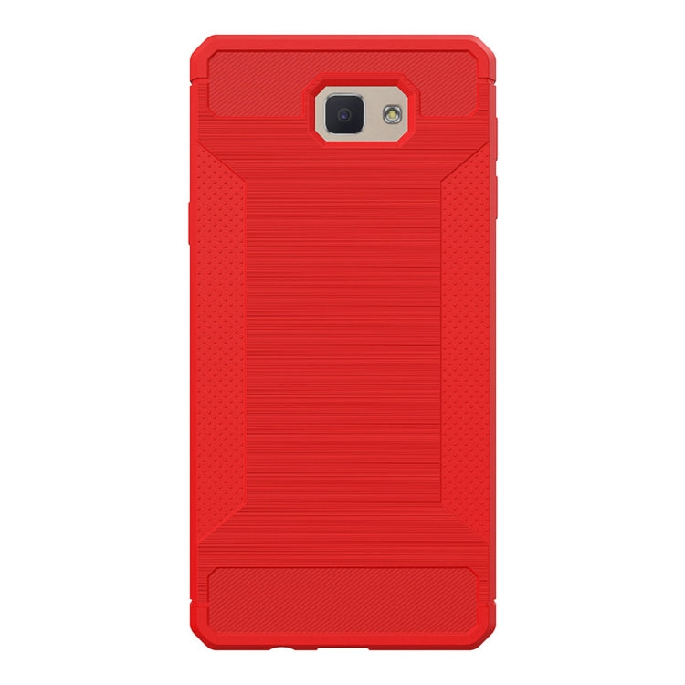 For Galaxy J5 Prime Brushed Texture TPU Anti-slip Soft Protective Case