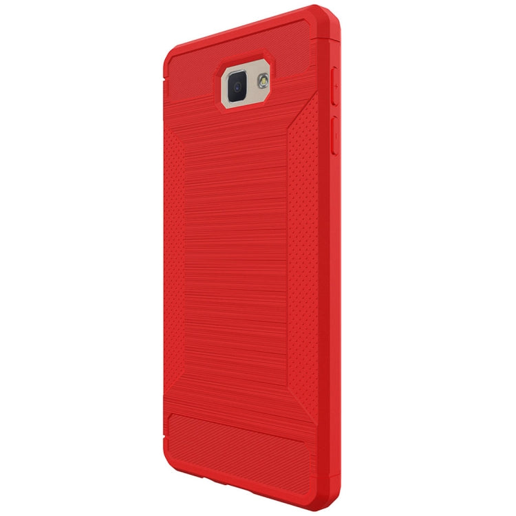 For Galaxy J5 Prime Brushed Texture TPU Anti-slip Soft Protective Case