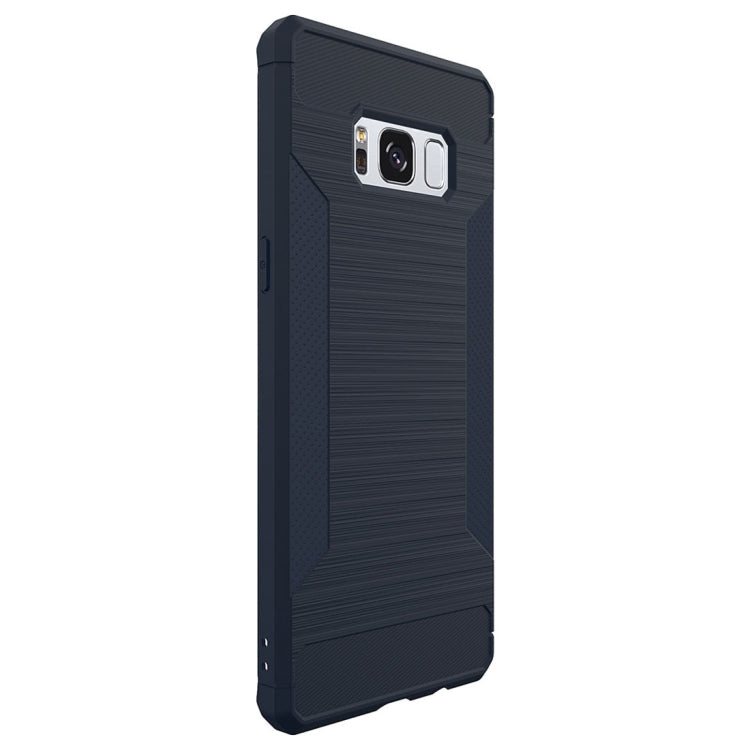 For Galaxy S8  Brushed Texture TPU Anti-slip Soft Protective Case