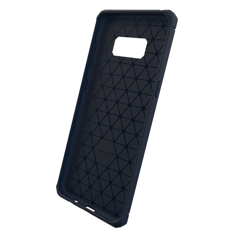 For Galaxy S8 + / G955 Brushed Texture TPU Anti-slip Soft Protective Case