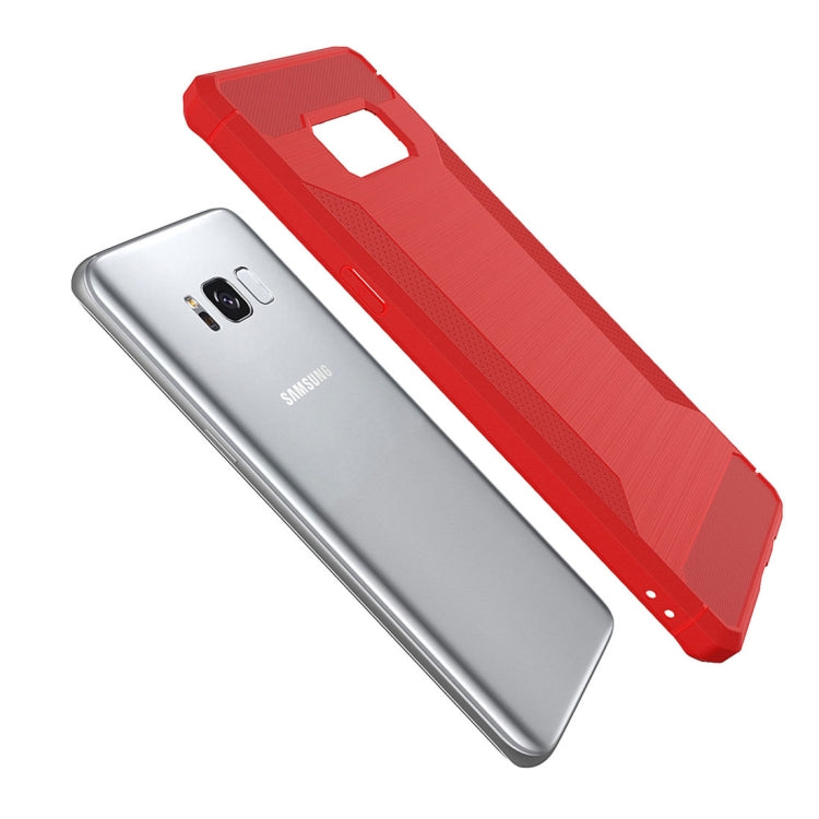 For Galaxy S8 + / G955 Brushed Texture TPU Anti-slip Soft Protective Case