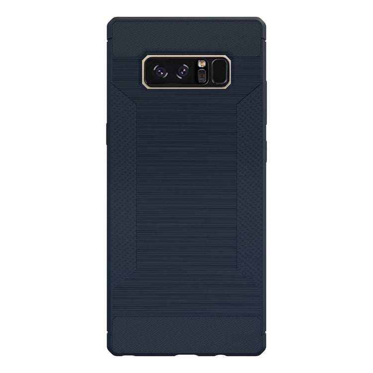 For Galaxy Note 8  Brushed Texture TPU Anti-slip Soft Protective Case