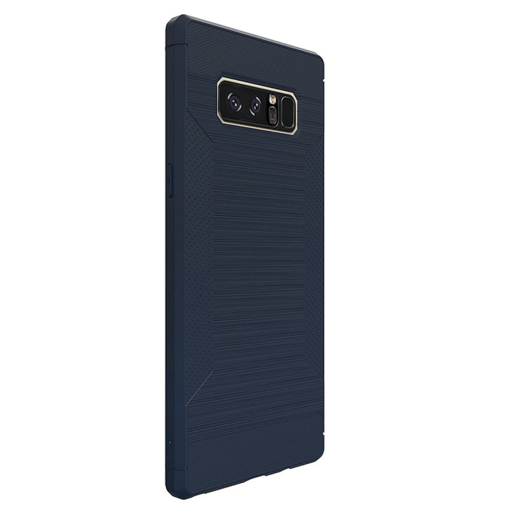 For Galaxy Note 8  Brushed Texture TPU Anti-slip Soft Protective Case