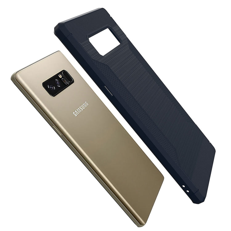 For Galaxy Note 8  Brushed Texture TPU Anti-slip Soft Protective Case