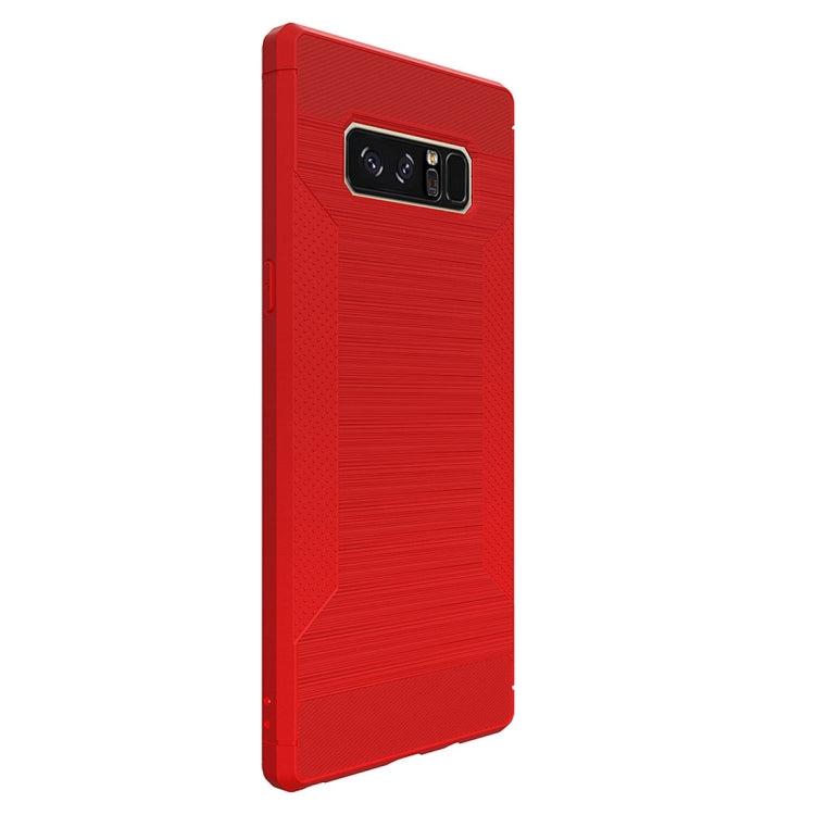 For Galaxy Note 8  Brushed Texture TPU Anti-slip Soft Protective Case
