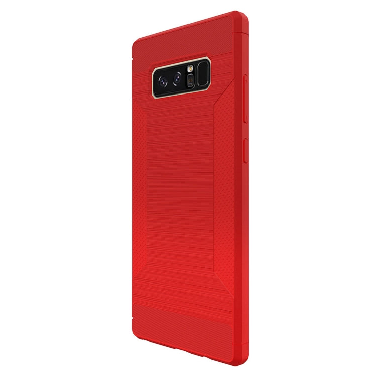 For Galaxy Note 8  Brushed Texture TPU Anti-slip Soft Protective Case
