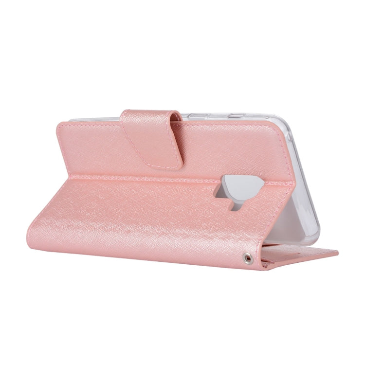 For Galaxy A8 (2018) Silk Texture Horizontal Flip Leather Case with Holder & Card slots & Wallet & Photo Frame
