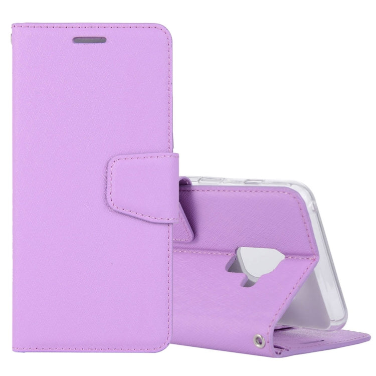 For Galaxy A8+ (2018) Silk Texture Horizontal Flip Leather Case with Holder & Card slots & Wallet & Photo Frame