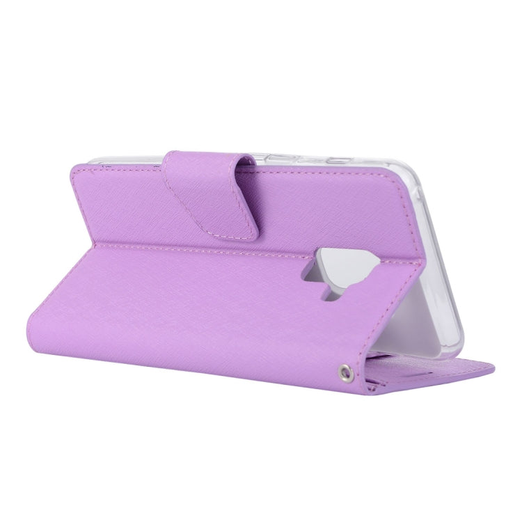 For Galaxy A8+ (2018) Silk Texture Horizontal Flip Leather Case with Holder & Card slots & Wallet & Photo Frame