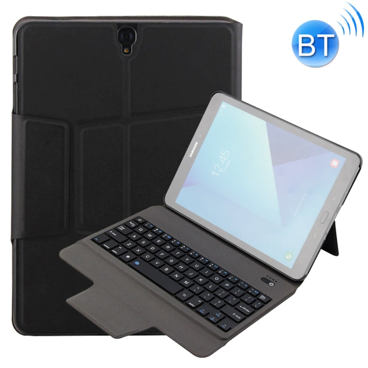 T1082 For Galaxy Tab S3 9.7 T820 / T825 Ultra-thin Light Bluetooth Keyboard Leather Tablet Case with Holder
