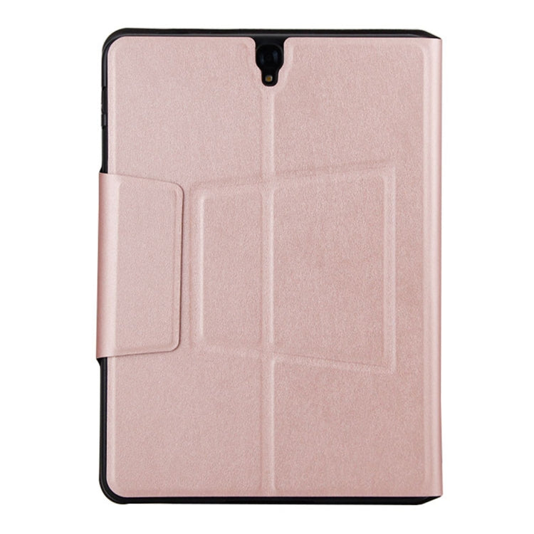 T1082 For Galaxy Tab S3 9.7 T820 / T825 Ultra-thin Light Bluetooth Keyboard Leather Tablet Case with Holder