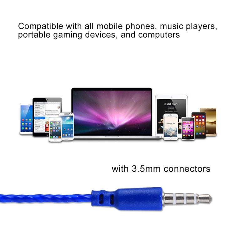 S1 Bass Stereo Sound Generally In-ear Wire Control Earphone with A Pair Earplug Sleeve, For iPhone, iPad, Galaxy, Huawei, Xiaomi, LG, HTC and Other Smartphones