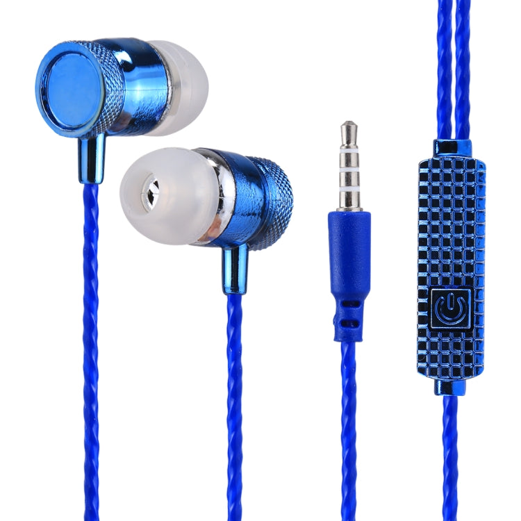S1 Bass Stereo Sound Generally In-ear Wire Control Earphone with A Pair Earplug Sleeve, For iPhone, iPad, Galaxy, Huawei, Xiaomi, LG, HTC and Other Smartphones