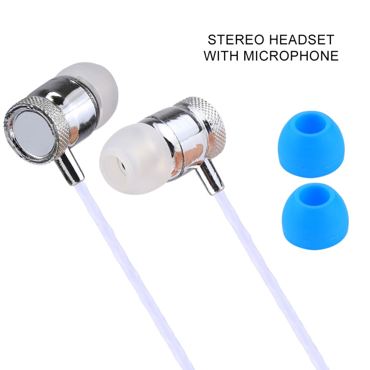 S1 Bass Stereo Sound Generally In-ear Wire Control Earphone with A Pair Earplug Sleeve, For iPhone, iPad, Galaxy, Huawei, Xiaomi, LG, HTC and Other Smartphones