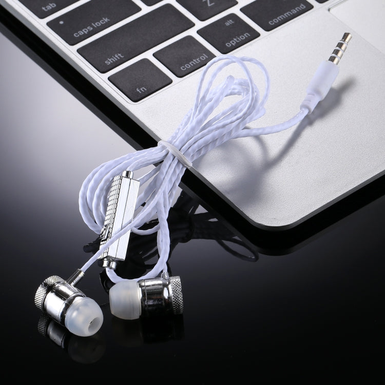 S1 Bass Stereo Sound Generally In-ear Wire Control Earphone with A Pair Earplug Sleeve, For iPhone, iPad, Galaxy, Huawei, Xiaomi, LG, HTC and Other Smartphones