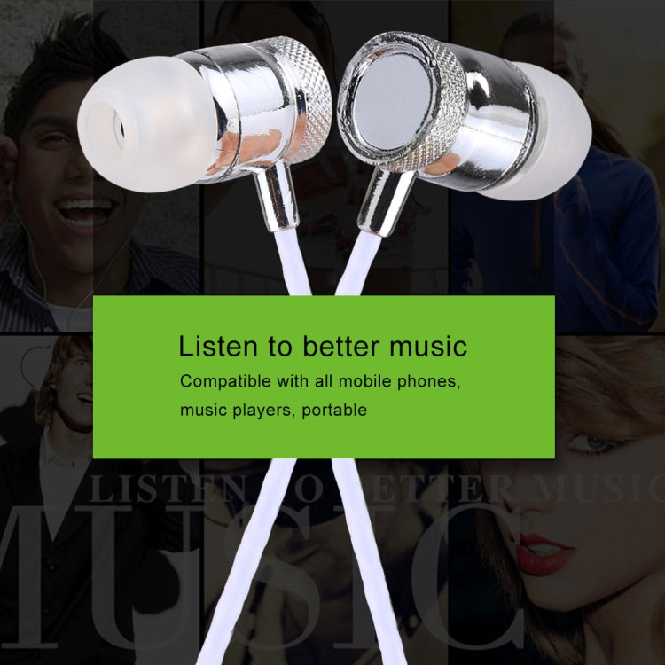 S1 Bass Stereo Sound Generally In-ear Wire Control Earphone with A Pair Earplug Sleeve, For iPhone, iPad, Galaxy, Huawei, Xiaomi, LG, HTC and Other Smartphones