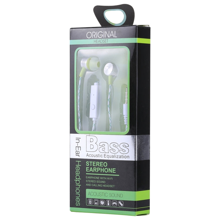 JL-034 Bass HIFI Stereo Sound Generally In-ear Wire Control Earphone, For iPhone, iPad, Galaxy, Huawei, Xiaomi, LG, HTC and Other Smartphones