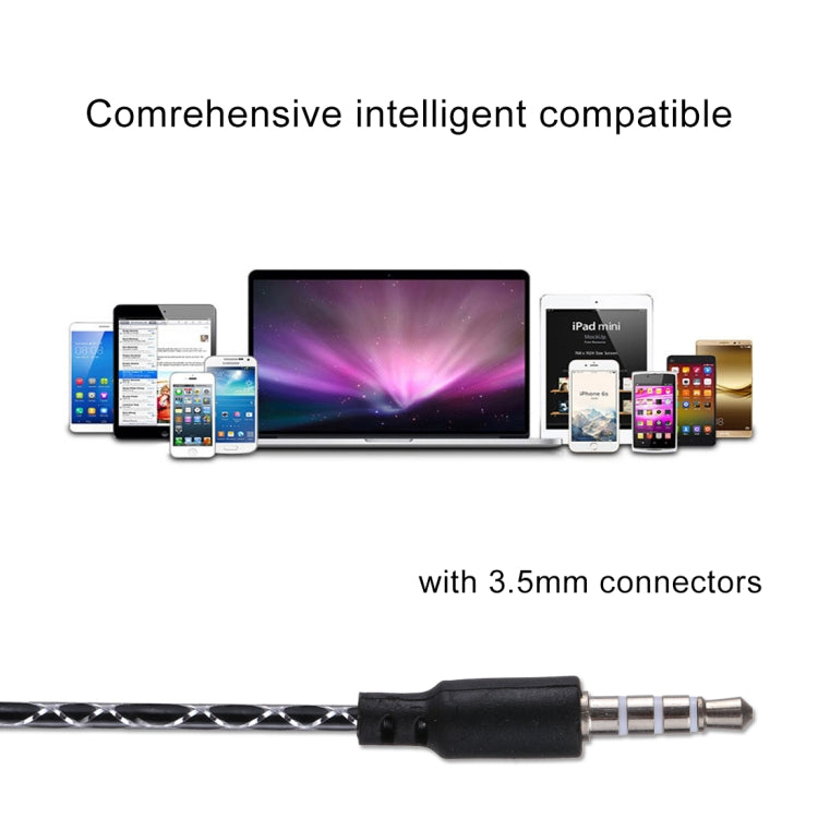 S4 Bass Stereo Sound Generally In-ear Wire Control Earphone, For iPhone, iPad, Galaxy, Huawei, Xiaomi, LG, HTC and Other Smartphones