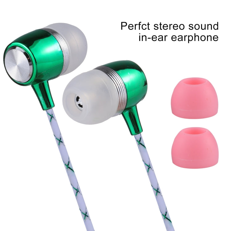 S2 Bass Stereo Sound Generally In-ear Wire Control Earphone with A Pair Earplug Cap, For iPhone, iPad, Galaxy, Huawei, Xiaomi, LG, HTC and Other Smartphones
