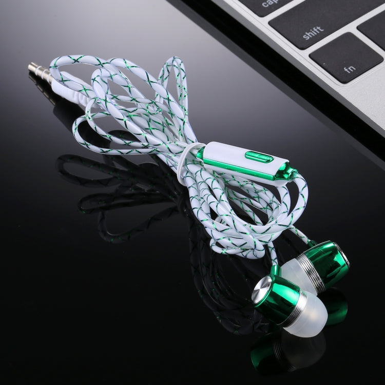 S2 Bass Stereo Sound Generally In-ear Wire Control Earphone with A Pair Earplug Cap, For iPhone, iPad, Galaxy, Huawei, Xiaomi, LG, HTC and Other Smartphones