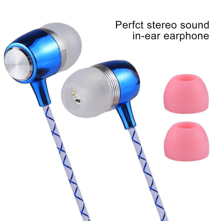 S2 Bass Stereo Sound Generally In-ear Wire Control Earphone with A Pair Earplug Cap, For iPhone, iPad, Galaxy, Huawei, Xiaomi, LG, HTC and Other Smartphones